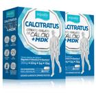 Kit 2 Calcitratus + MDK Citrato Malato de Cálcio Equaliv 30 cápsulas