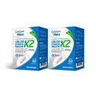 Kit 2 Calcium Maxx Cálcio Citrato Malato K2 60 Cap Maxinutri