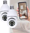 Kit 2 Câmera Segurança App Yoosee Prova D'água Infravermelho Sem Fio Externa 360 Wifi - 360
