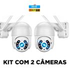 Kit 2 Câmeras A8 À Prova D'Água Full Hd Infravermelho E Zoom - Desert Ecom