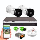 Kit 2 Câmeras de Segurança Intelbras vhl 1220 B Full HD 1080p 20m Infra 2MP Dvr 4 Canais Intelbras