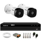 Kit 2 Câmeras Intelbras VHD 1230 B Full HD 1080p Bullet Visão Noturna de 30 metros IP67 + DVR Intelbras MHDX 1204 4 Canais