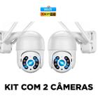 Kit 2 Câmeras Ip Dome Externa Yoosee Wifi Autotracking - Correia Ecom