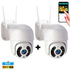 Kit 2 Câmeras Ip Externa 100% Prova Dágua Wifi Full Hd 1080P