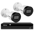 KIT 2 CÂMERAS IP HD INTELBRAS VIPc 1230 B + NVD 1404