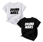 Kit 2 Camisa Feminina BabyLook Bruno Mars Show