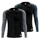 Kit 2 Camisa Térmica Dryfit Masculina Proteção Solar Segunda Pele UV50+ - Volk