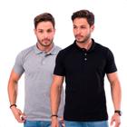 Kit 2 Camisas Gola Polo Masculina Camisetas Qualidade Piquet Básica