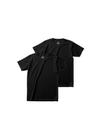 Kit 2 Camiseta Básica Masculina Algodão Polo Wear Preto