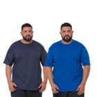 Kit 2 Camiseta Básica Plus Size Ridens Melhor Qualidade Veja