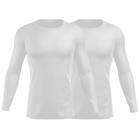 KIT 2 Camiseta Blusa RashGuard Esportiva Masculina Feminina Térmica Manga Longa Academia Premium - MAR3MOTO