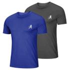 Kit 2 Camiseta Masculina Esportiva Dry Fit Camisa Gola Redonda Corrida - HYVE