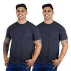 Kit 2 Camisetas Básicas Masculinas 100% Algodão Premium TRV