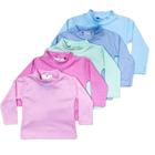 Kit 2 Camisetas Blusa Cacharrel Canelada Infantil Menina P-G