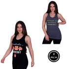 Kit 2 Camisetas Estampadas Nadador Roupa Fitness Academia -KIT 2 BLUSA BRISA