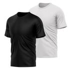 Kit 2 Camisetas Masculina Dry Manga Curta Proteção UV Slim Fit Básica Academia Treino Fitness