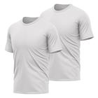 Kit 2 Camisetas Masculina Dry Manga Curta Proteção UV Slim Fit Básica Academia Treino Fitness