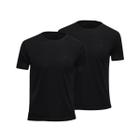 Kit 2 Camisetas Masculina Lisa Premium Algodão Básica Tradicional T-Shirt 