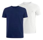 Kit 2 Camisetas Masculina Lisa T-Shirt Premium 100% Algodão Básica