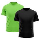 Kit 2 Camisetas Masculina Raglan Dry Fit Proteção Solar UV