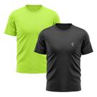 Kit 2 Camisetas Masculina Sagassi Dry Fit Manga Curta Treino Academia Caminhada