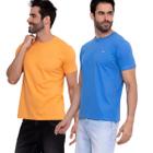 Kit 2 camisetas Premium Laranja e Azul Royal