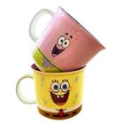 Kit 2 Canecas Bob Esponja & Patrick Ceramica - Zonacriativa - Dac