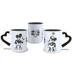 Kit 2 Canecas Casal Mickey e Minnie Steamboat Willie