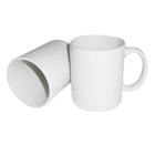 Kit 2 canecas de porcelana 200ml branco básica chá café básico