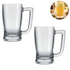 Kit 2 Canecas de Vidro Cerveja Chopp 340ml Taberna Nadir