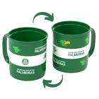 Kit 2 Canecas Divertidas do Palmeiras Xícara Infantil 360ml Giratória Original