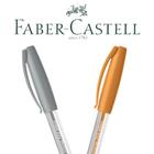 Kit 2 Caneta Esferográfica Faber-Castell 1.0mm Prata e Ouro
