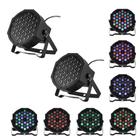 Kit 2 Canhão Led 36 Leds Rgb Dmx Jogo Luz Festa Dj - Luatek