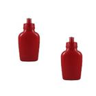 Kit 2 Cantis 500Ml Vermelho Plástico Premium - Bb Store