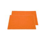 Kit 2 Capachinhos 12mm 40x60cm Porta Entrada Cor Laranja