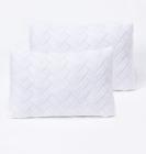 Kit 2 Capas De Almofada Rinzeira Tricot 50x30 zíper Cama Sofa Trico 106330 - FIVE STAR MALHAS