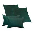 Kit 2 Capas de Almofadas 50x50 e 2 capa 30x50cm em Suede Texturizado Premium Verde - Love4home