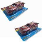 Kit 2 Carrinhos Fricção Race Infatil Carro Corrida Possantes