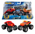 Kit 2 Carrinhos Furious Machines Crushstation FM008