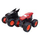 Kit 2 Carrinhos Monster Truck Spider Man E Batman Rl025-2