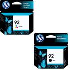 Kit 2 cartucho hp 92/93 deskjet 6310,para hp psc 1507/1510 1preto 1color - ORIGINAL