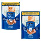 Kit 2 Cat Chow Sachê para Gatos Adultos Castrados Sabor Peixe 85 g