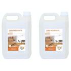 Kit 2 Cera Resistente para Pisos de Madeira Fosca 5L W&W