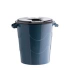 Kit 2 Cestos ced Lixo Fechado Com Tampa e Alça Reforçada