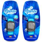 Kit 2 Cheirinhos Aromatizante Proauto Breeze Sensations Wave 5g