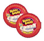 Kit 2 chiclete hubba bubba bubble tape sabor morango 56g