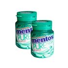 Kit 2 Chiclete Mentos Pure Fresh Sabor Wintergreen Sem Açúcar 28 Unidades com 56g