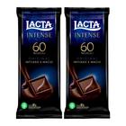 Kit 2 Chocolate Lacta Intense 60% Cacau Original 85g