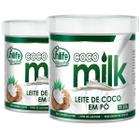 Kit 2 Coco Milk Unilife Leite de coco em Pó 200g