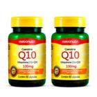 Kit 2 Coenzima Q10 Ubiquinona 100Mg 60 Capsulas Maxinutri